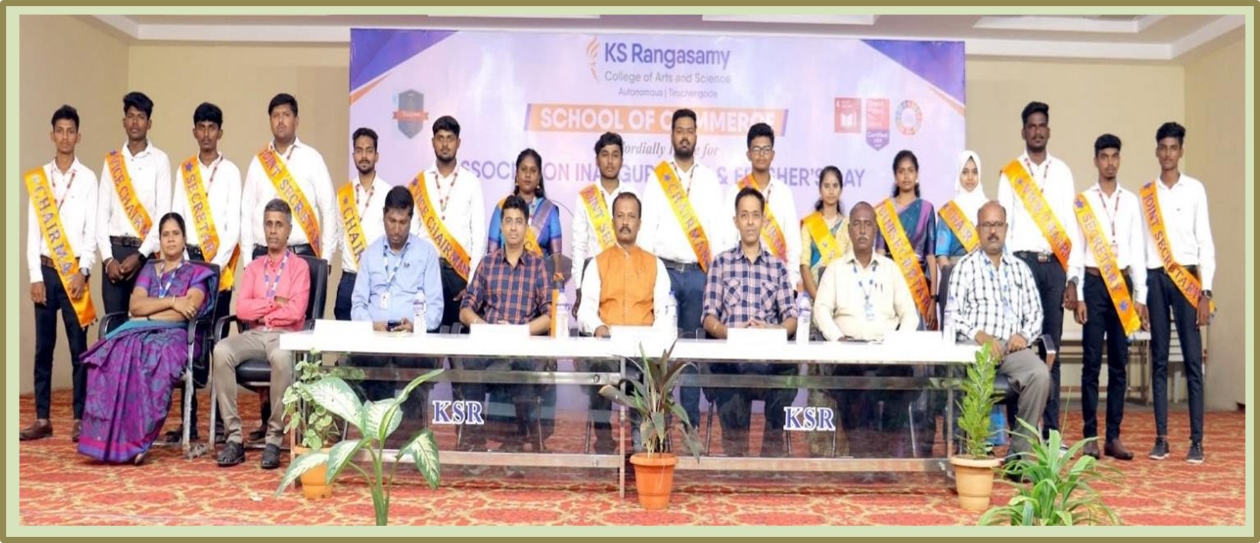 ASSOCIATION INAUGURATION AND FRESHER’S DAY